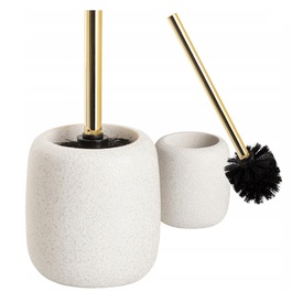 Туалетний йоржик для унітаза з крапчатої кераміки (кам'янір)