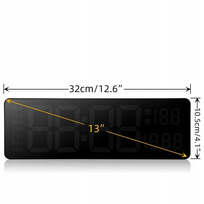 Цифровий LED годинник 13