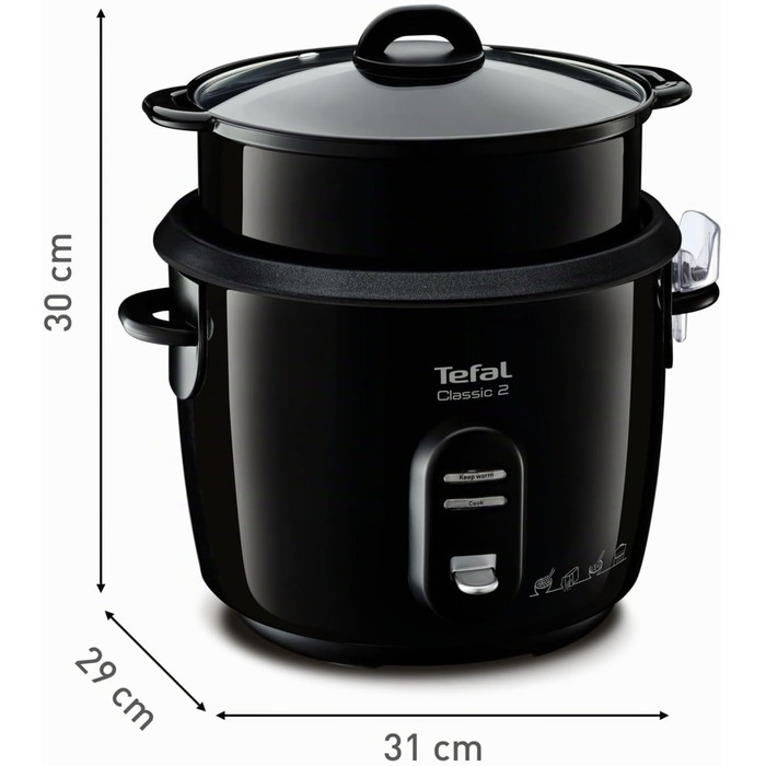 Мультиварка Tefal RK8121 45 в 1: Режимів приготування, LCD-дисплей, 5л, нержавіюча сталь, книга рецептів