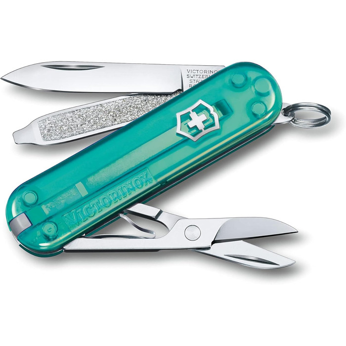 Мультитул Victorinox Classic SD Tropical Surf: Швейцарський ніж, 7 функцій, з файлом для нігтів