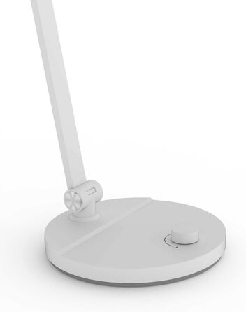 LED настільна лампа FeinTech LTL00121 з регулюванням яскравості та поворотним вимикачем (білий)