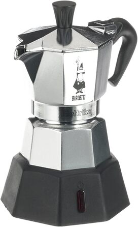Електрична кавоварка Bialetti Moka Elettrika, 2 чашки, алюміній