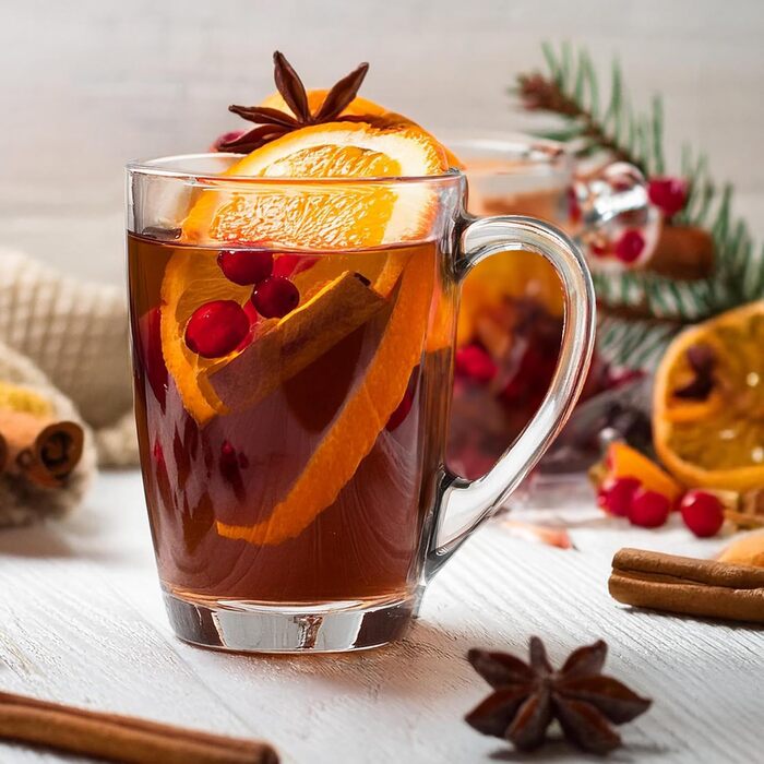 Набір склянок KROSNO 1992: 6 склянок для кави, чаю з ручкою, 300 мл, придатні для миття в посудомийній машині