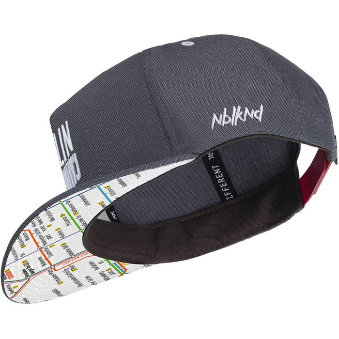 Кепка Nebelkind Snapback Berlin сіра, унісекс, регульована, висока якість, streetwear, бейсболка з прямим козирком