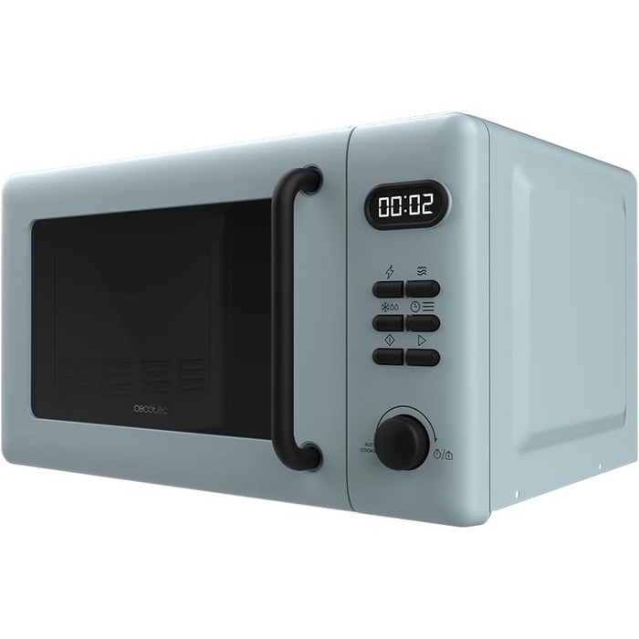 Мікрохвильова піч Cecotec Digitale Proclean 20L з грилем, 700W, блакитна
