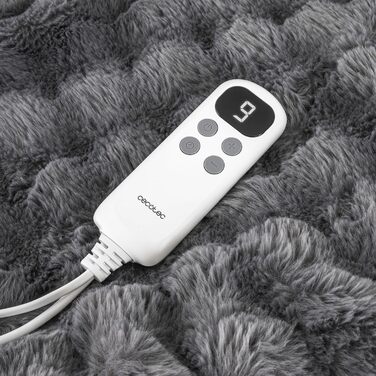 Електрична ковдра Cecotec HeatConfort Noa, 200x180 см, 130 Вт, 10 температурних режимів, LCD-контролер, таймер, PTC+ NTC технологія