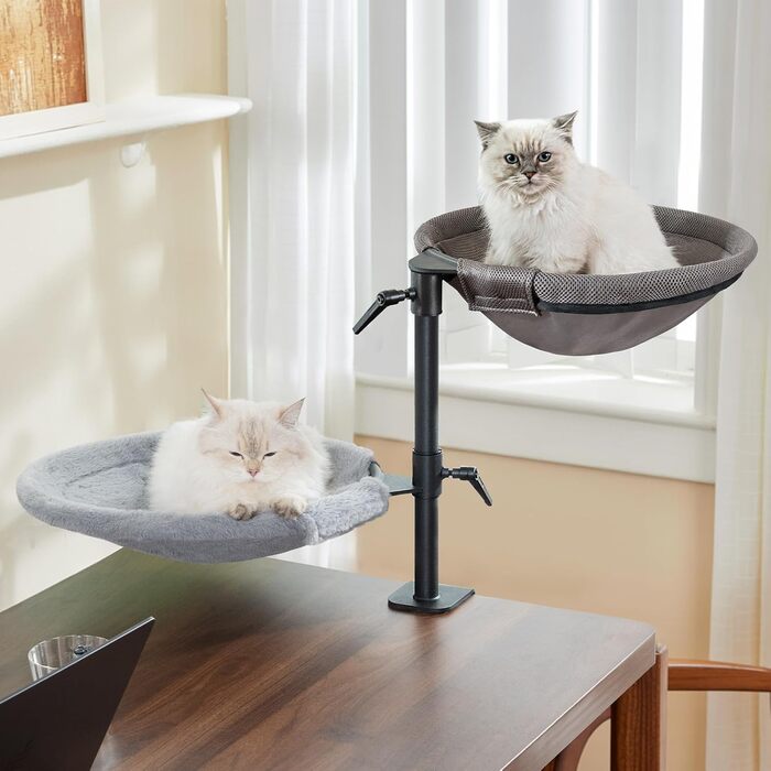 Підвісне ліжко для котів CATISM 360° обертання, лежанка, гамак, кошик для сну, підвісне ліжко для котів, 36x38 см, до 20 кг