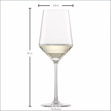 Набір келихів для вина Schott Zwiesel Pure, прозорий, 6 штук