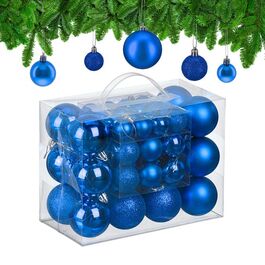 Relaxdays Set of 50 Christmas Baubles
