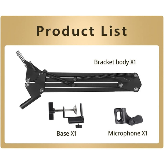 Регульований тримач для мікрофона: професійний тримач з 