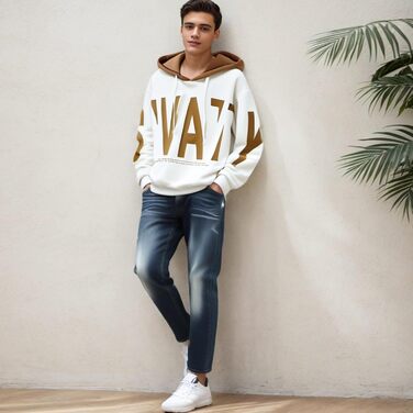 Чоловіча толстовка з капюшоном, світшот, базова модель, класичний пуловер, чоловіча вітровка, унісекс, повсякденний стиль, весна, осінь, зима, 5XL, білий