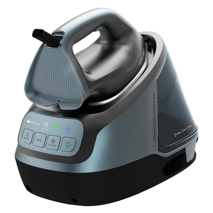 Праска з парогенератором Cecotec IronHero 3200 Station Essential: 3200 Вт, 8 бар, безперервна подача пари 150 г/хв, паровий удар 420 г/хв, антикальцієвий фільтр