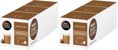 Кавові капсули NESCAFÉ Dolce Gusto Café au Lait, 3 упаковки по 30 капсул (загалом 90 шт), 160 г