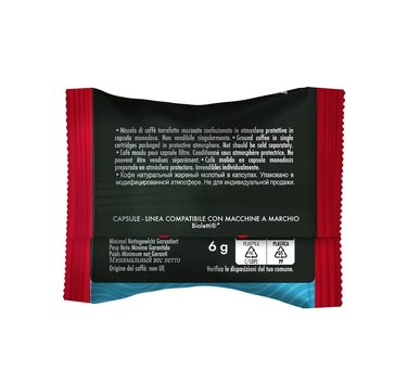 Кава в капсулах Caffè Borbone Rossa (Червона суміш), сумісні з кавомашинами Bialetti, 100 шт