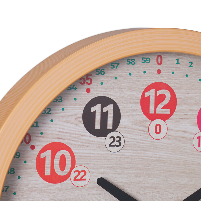Relaxdays Colorful Wall Clock for Children