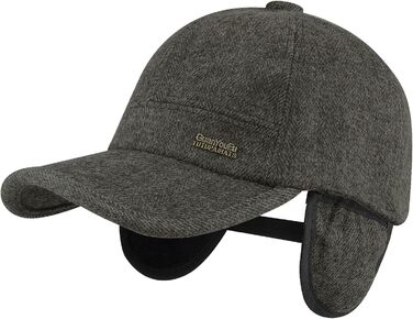 Кепка бейсболка чоловіча Clakllie зимова тепла з флісу та вушками, з козирком, для спорту та відпочинку на вулиці