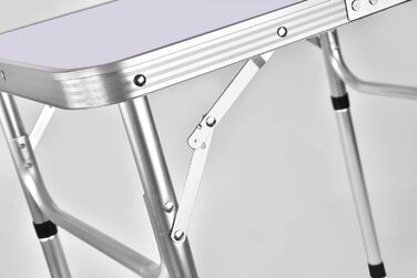 Складний туристичний стіл Lucn 60 см - портативний і розкладний стіл для пікніка, саду, балкону, кухні, роботи. 2 висоти: 20/56 см, розмір 60 x 45 см