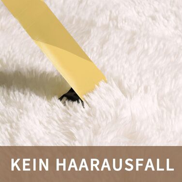 Килим Treeboy Hochflor сірий для вітальні та спальні 80x160 см, миючий, антиковзаючий, плюшевий, сучасний