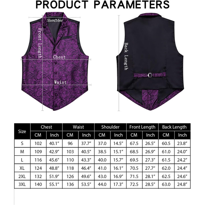 Жилет чоловічий Вікторіанський Стимпанк Готичний з Пайслі. Чорний/Сріблястий. Для вечірок, Halloween, формальних заходів