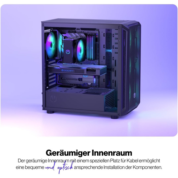 Корпус для ПК ENDORFY Arx 700 ARGB, ATX, загартоване скло, підсвітка ARGB