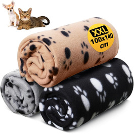 М'яка ковдра для котів та собак OMH nutrition OH MY HEALTH, 3 шт., 140x100 см, фліс, для дому та авто