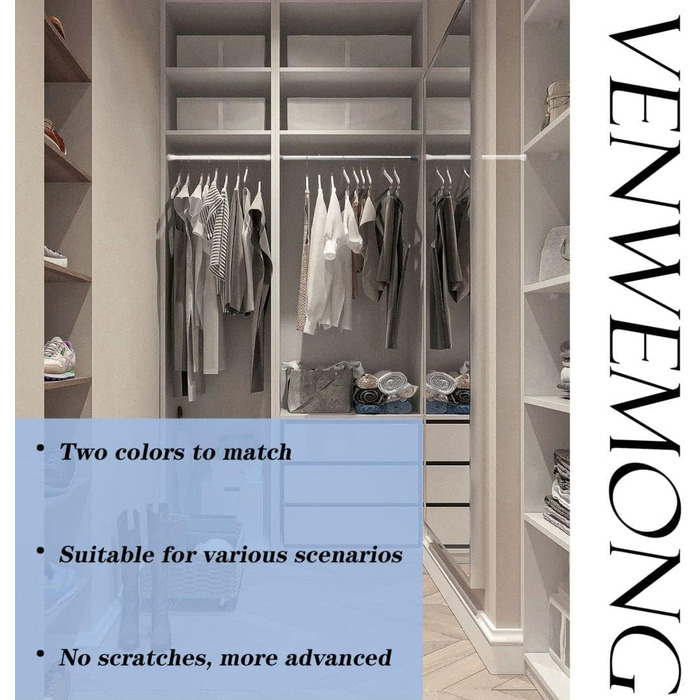 Держак для душу без свердління, штанга для душу з нержавіючої сталі, регульована, 85-160 см, чорний