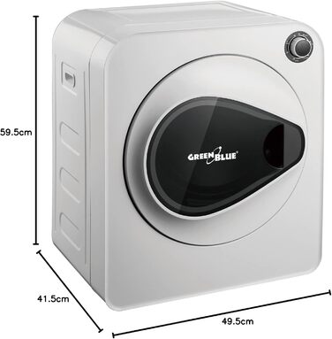 Міні-сушарка для одягу Green Blue GB405 | 830W, 3кг, 5 програм | Електрична, для дому