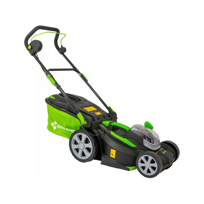 Акумуляторна газонокосарка Greenso UAO012 20V, робоча ширина 37 см, 2x4,0 Аг