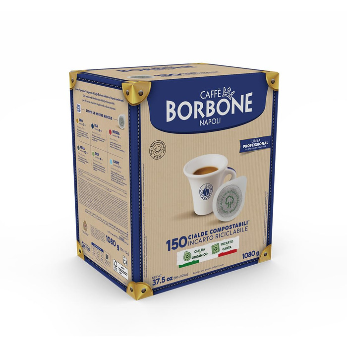 Кавові пади Caffè Borbone Rote Miscela (Червона суміш), ESE 44 мм, біорозкладні, 150 шт