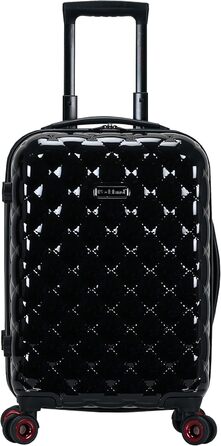 Набір валіз Rockland Quilt Hardside, розширюваний, 3 шт (20/24/28 дюймів), чорний