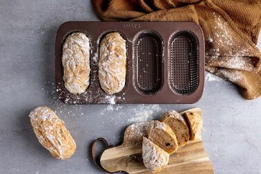 Форма для міні-багетів Sallys, антипригарна, для випічки