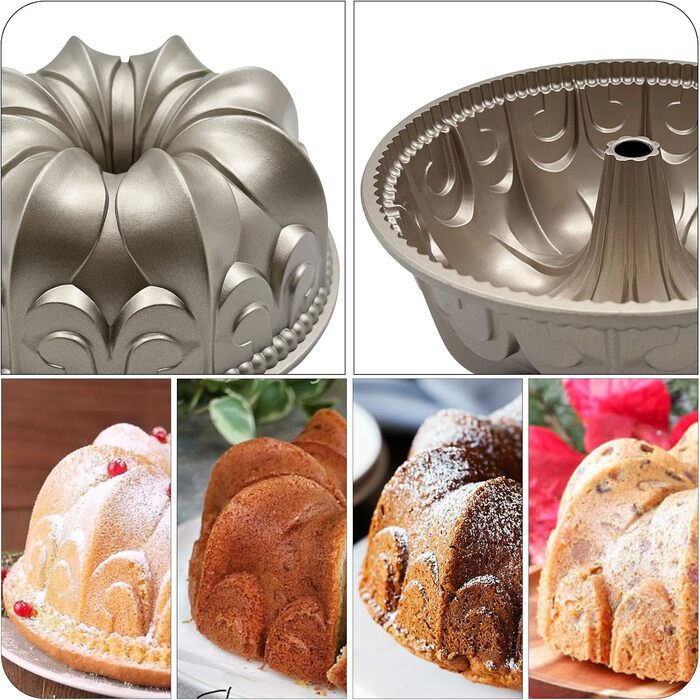 Форма для випічки Charlotte, алюміній, 3D, для декору, свята, сімейні посиденьки