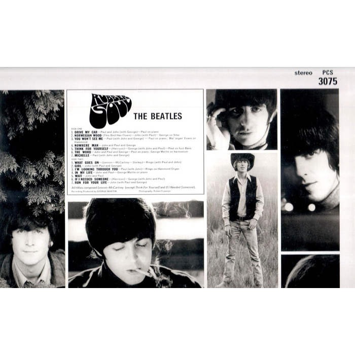 The Beatles Rubber Soul - Вінілова платівка LP (оригінал)