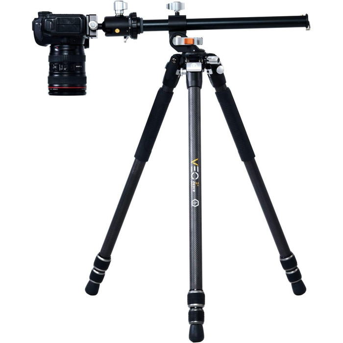 Карбоновий штатив Vanguard VEO 3+ 263CP з відкидною центральною колоною та 3-позиційною кульовою головкою для фото та відео