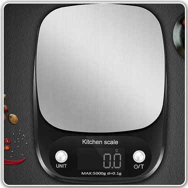 Кухонні ваги Pixel 10кг/1г, сріблястий/сірий