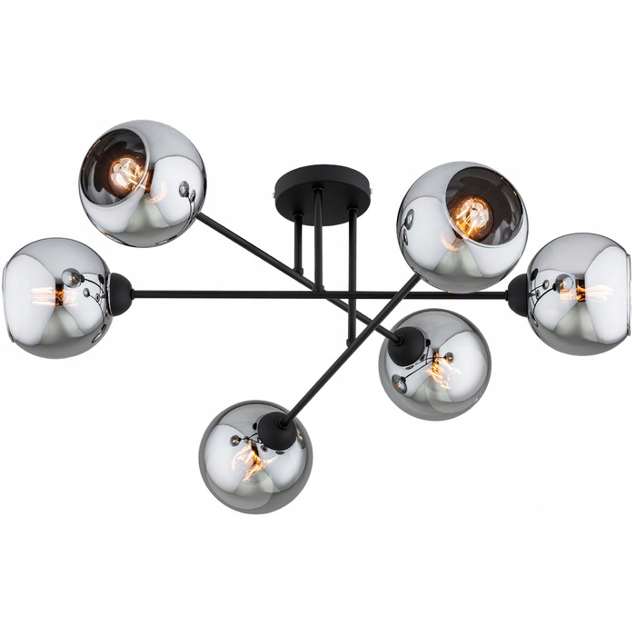 Підвісна люстра Elko-Lighting Dior — 6 точок освітлення, цоколь E27