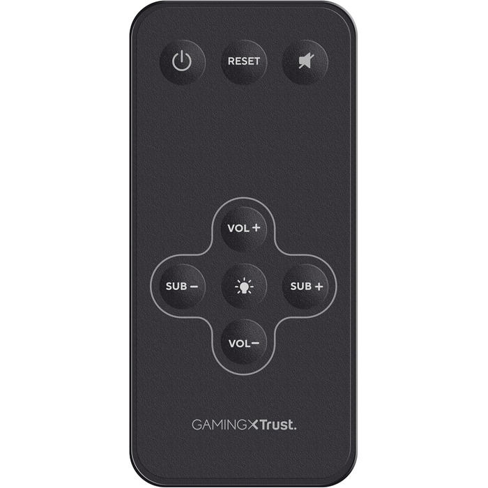 Trust Gaming GXT 38 Акустична система 2.1 з сабвуфером (RGB) - 120 Вт (для смартфона/ПК/планшета, чорний/червоний)