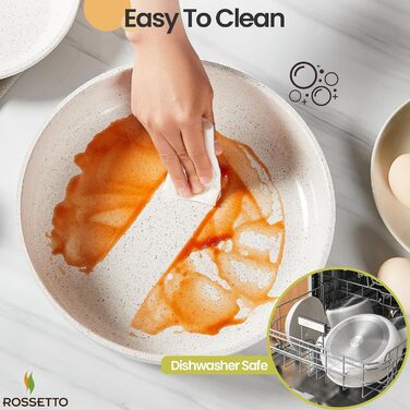 Набір посуду STONE B-23 (23 предмети) з керамічним покриттям, знімні ручки, індукція, сумісний з духовкою, для дому та кемпінгу