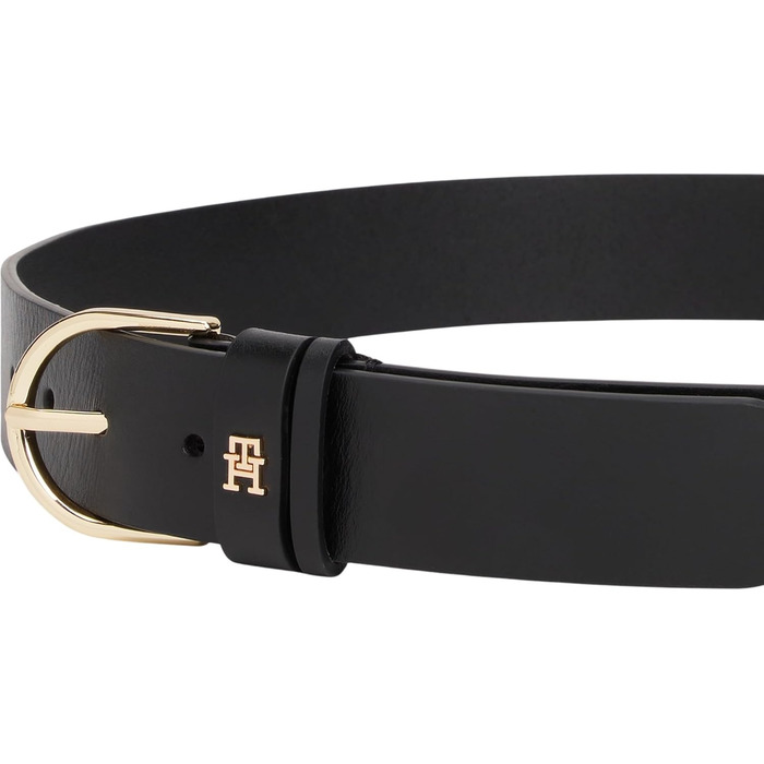 Жіночий ремінь Tommy Hilfiger регульований 110 см чорний