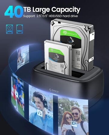 Док-станція Orico для 2 HDD 3.5
