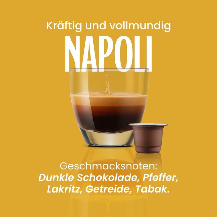 Кавові капсули Caffè Vergnano 1882 Napoli, сумісні з Nespresso, 50 шт