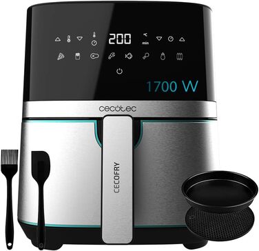 Фритюрниця Cecotec Cecofry Full Inox 5500 Pro 5.5 л, 1700 Вт, без масла, PerfectCook, з аксесуарами