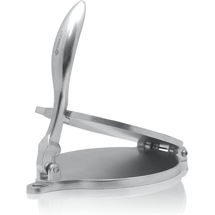 Пресс для тортилій Mahlzeit Ø 20 см з алюмінію з папером для випікання | для тортилій, тостонес, кесадільї, роті, емпанадас, маїсових тортилій та арепа