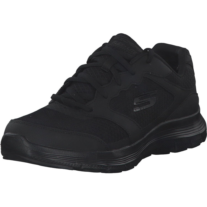 Чоловічі кросівки Skechers Flex Advantage 4.0 - чорні, шкіра, сітка, PU оздоблення