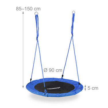 Relaxdays Nest Swing 90 cm
