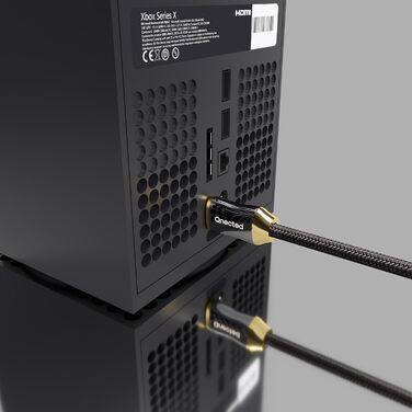 HDMI 2.1 кабель 0,5 метра | Ultra High Speed | 4K 120Hz, 8K 60Hz, 48 Gbps | Підтримка PS5, Xbox Series X/S | Чорний колір