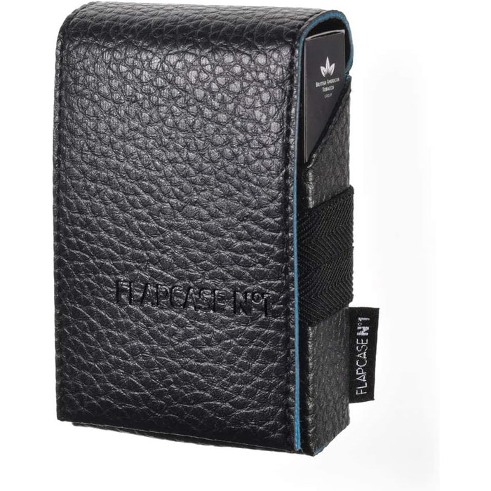 FLAPCASE No. 1 • Brown Club • Designer Cigarette Case, Made in Austria, Vegan Leather Cigarette Box for 19, 20, 21 Cigarette Packs, regular King-Size