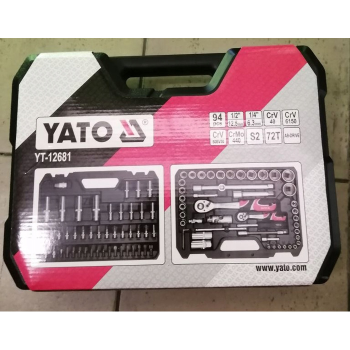 Набір торцевих головок YATO YT-38891, 109 предметів