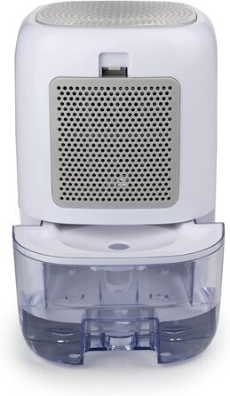 Електричний осушувач повітря Alpina – компактний, 330 мл/день, для підвалу, спальні, офісу (до 50 м²), знімний резервуар для води, білий