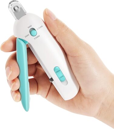 Ножиці для кігтів котів Potaroma з регульованим отвором 3 розмірів та інтегрованим напильником | Безпечний обрізач кігтів для кошенят та домашніх котів | Обрізач кігтів без розбризкування